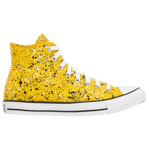 Converse Mens Chuck Taylor All Star Hi Paint Splatter In Yellow/multi