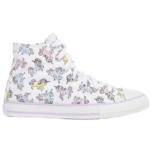 

Girls Preschool Converse Converse CTAS Hi Unicorns - Girls' Preschool Skate Shoe Whiite/Multi Size 03.0