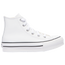 Converse Chuck Taylor All Star Eva Lift Leather - Girls' Preschool White/Black