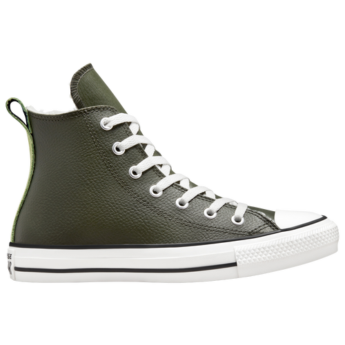 

Boys Converse Converse Chuck Taylor All Star Hi Cozy - Boys' Grade School Shoe Olive/White Size 05.0