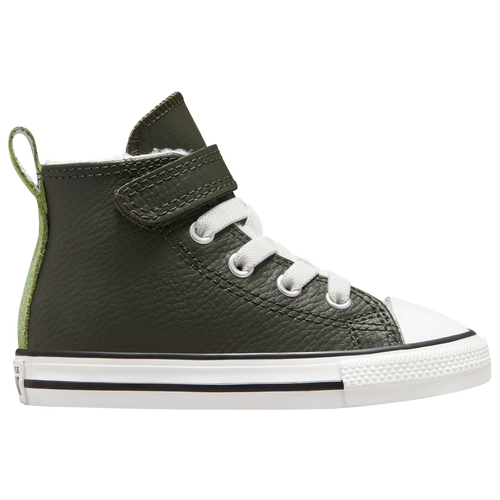 

Boys Converse Converse Chuck Taylor All Star 1V Cozy - Boys' Toddler Shoe Olive/White Size 06.0