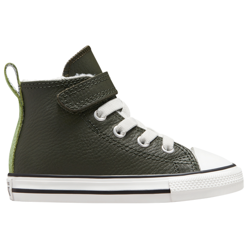 

Converse Boys Converse Chuck Taylor All Star 1V Cozy - Boys' Toddler Running Shoes Olive/White Size 04.0