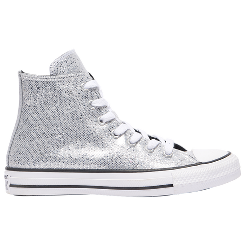 

Converse Girls Converse Chuck Taylor All Star High Future - Girls' Grade School Shoes Silver/Silver Size 04.0