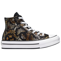 Girls' Grade School - Converse CTAS Lift Butterfly - Black/Gold