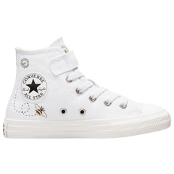 Girls' Preschool - Converse All Star High - White/Black/Yellow