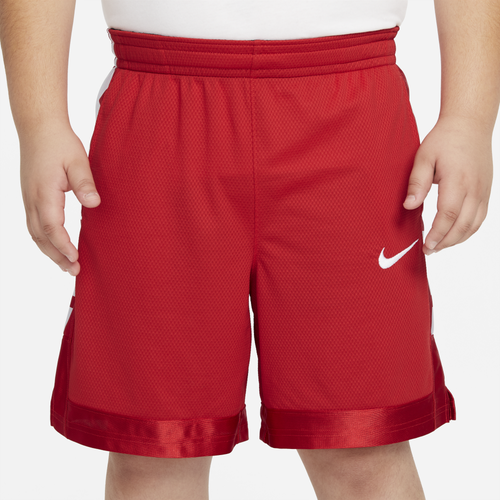 

Nike Boys Nike Elite Stripe Shorts - Boys' Grade School University Red/White Size L