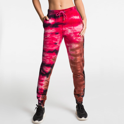 Women's - Juicy Couture Velour Tie Dye Joggers - Multi/Multi