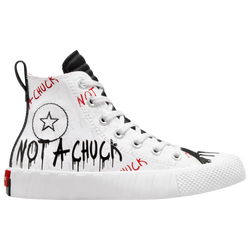 Boys' Grade School - Converse UNT1TL3D High Top - White/Black/Red