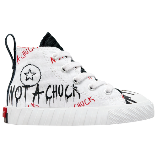 

Converse Boys Converse CTAS Hi UNT1T!3D OG - Boys' Toddler Shoes White/Black/Red Size 05.0