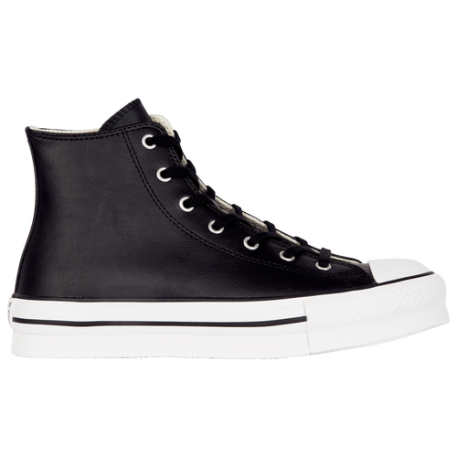 

Converse Girls Converse Chuck Taylor All Star Eva Lift Leather - Girls' Grade School Shoes Black/White Size 6.5