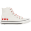 Converse Hi Crafted With Love - Girls' Grade School White/Black/Red