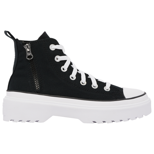 Shop Converse Girls  Chuck Taylor All Star Lugged Lift In Black/black/white