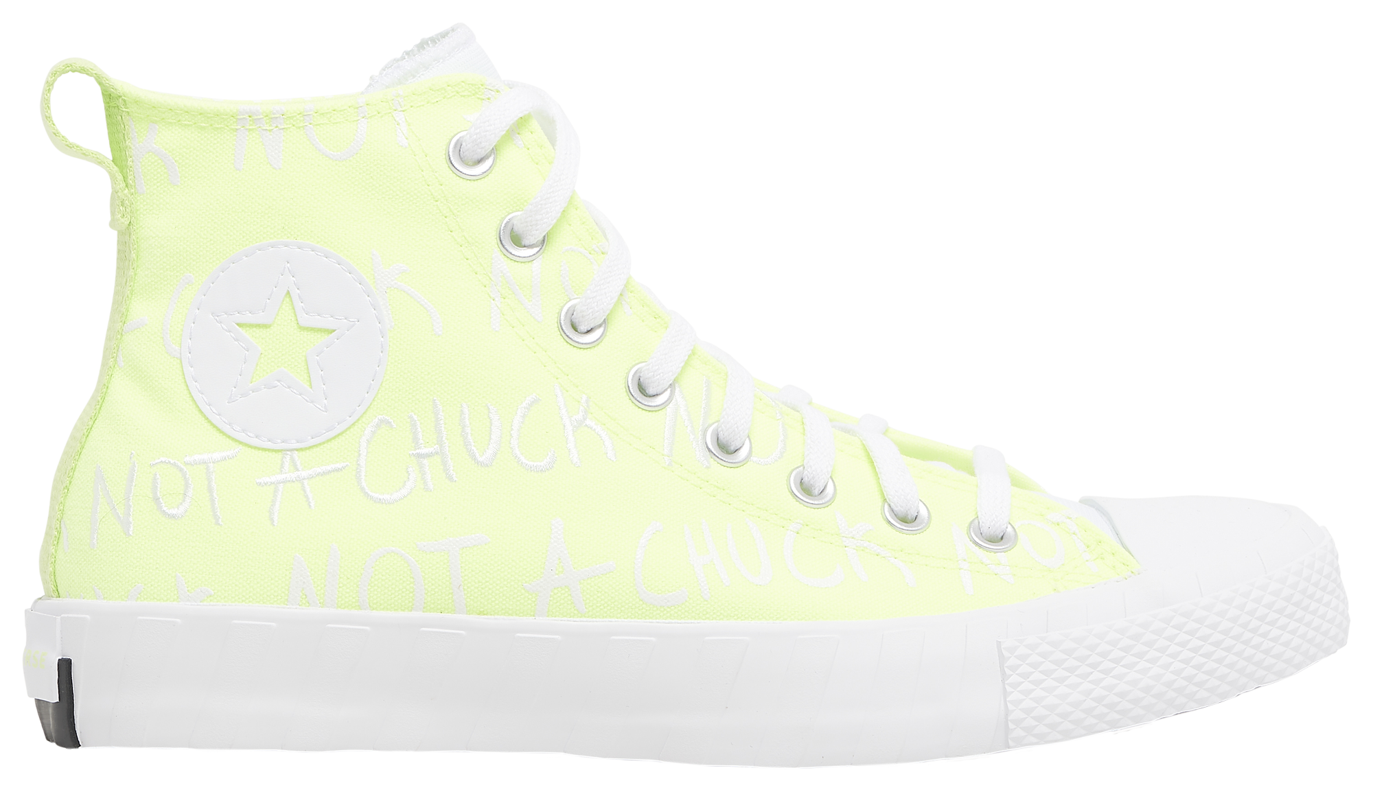 converse all star hi translucent green glow