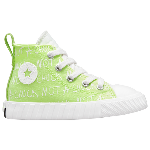 

Boys Converse Converse UNT1TL3D Hi - Boys' Toddler Running Shoe White/Volt Size 04.0