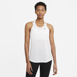 Women's - Nike Dry Less Elastika Tank - White/Black