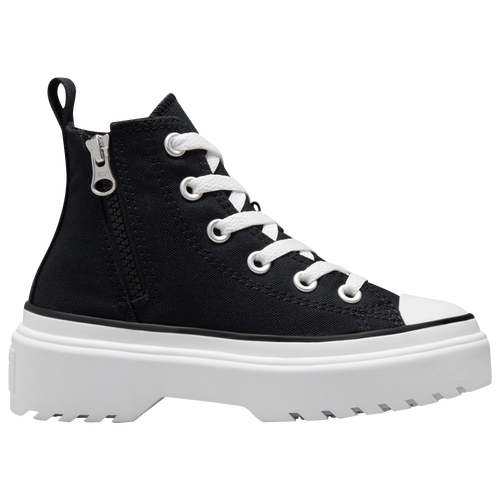 Shop Converse Girls  Chuck Taylor All Star Lugged Lift In Black/black/white