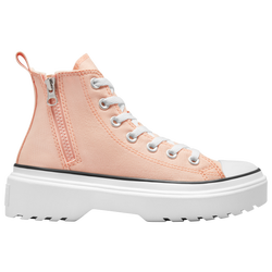 Girls' Grade School - Converse Chuck Taylor All Star HI Lugged Lift - White/Cheeky Coral