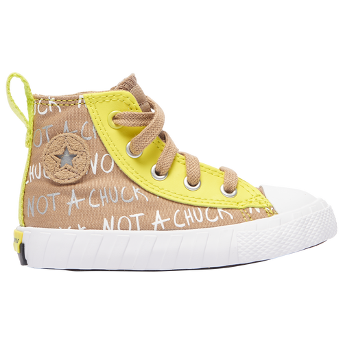 

Converse Boys Converse CTAS UNT1TL3D - Boys' Toddler Tennis Shoes White/Volt/Tan Size 06.0