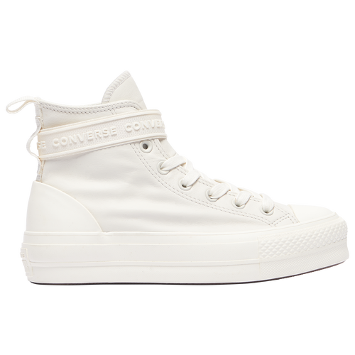 

Converse Womens Converse Chuck Taylor All Star Lift Hi Vintage - Womens Shoes White Size 06.5