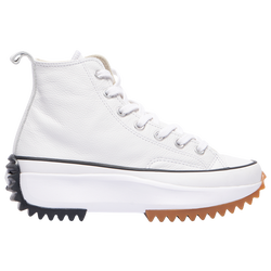 Women's - Converse Run Star Hike Platform Foundational Leather - White/Black/Beige