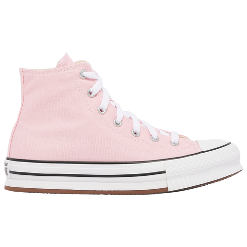 

Converse Girls Converse Chuck Taylor All Star Eva Lift Leather - Girls' Grade School Shoes Sunrise Pink/Black/White Size 04.0