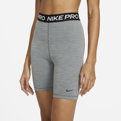 Women's - Nike 365 7" Hi-Rise Shorts - Gray/Black