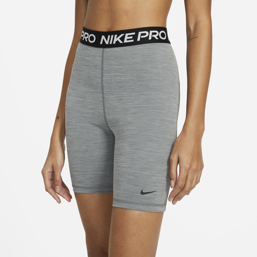 

Nike Womens Nike 365 7" Hi-Rise Shorts - Womens Gray/Black Size M