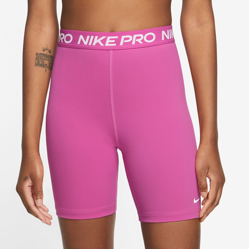 

Nike Womens Nike 365 7Hi-Rise Shorts - Womens Active Fuchsia/White Size S