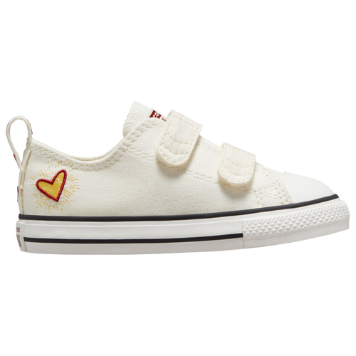 

Girls Converse Converse Chuck Taylor V2 Valentine's Day - Girls' Toddler Shoe White/Red/Gold Size 08.0