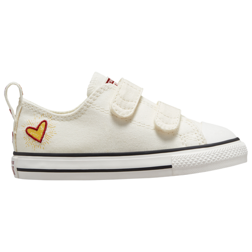 

Girls Converse Converse Chuck Taylor V2 Valentine's Day - Girls' Toddler Shoe White/Gold/Red Size 04.0