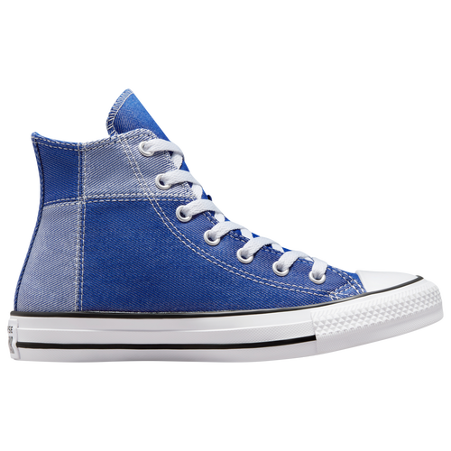 

Boys Converse Converse Chuck Taylor All Star High - Boys' Grade School Basketball Shoe White/Blue/Black Size 04.0