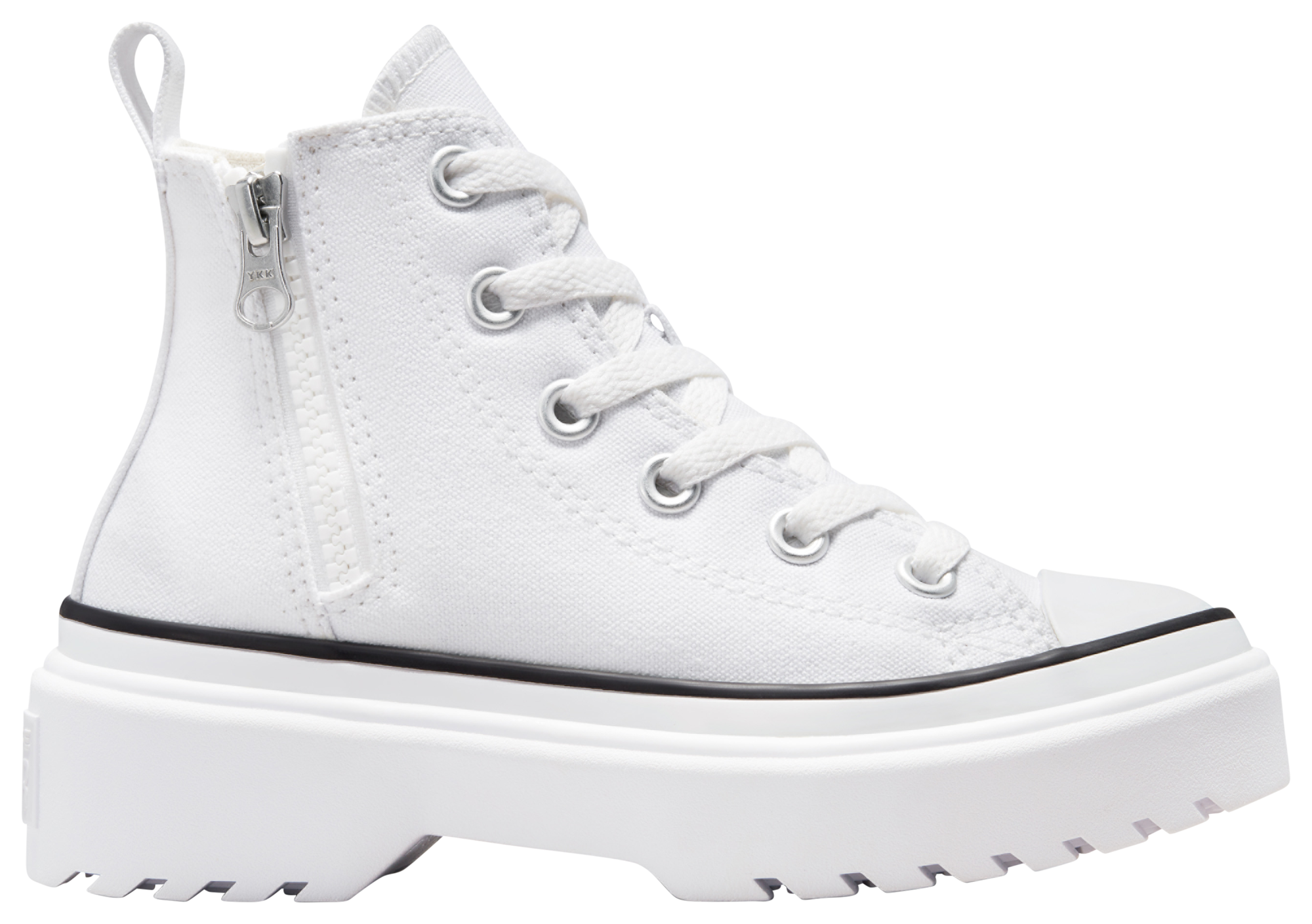 White high top shop converse foot locker