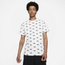 Nike Printed AOP Club T-Shirt - Men's White