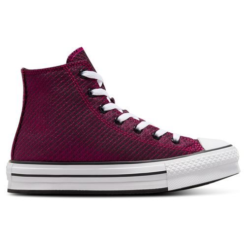

Girls Converse Converse Chuck Taylor All Star Eva Lift - Girls' Grade School Basketball Shoe White/Prime Pink/Black Size 04.5