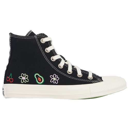 

Converse Womens Converse Chuck Taylor All Star Hi - Womens Basketball Shoes Black/Black/Green Beam Size 8.5
