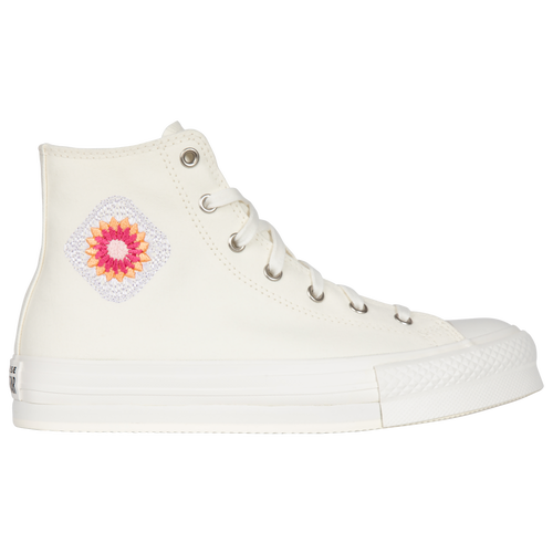 Converse Kids' Girls  Chuck Taylor Hi Eva Lift In Beige/white/multi