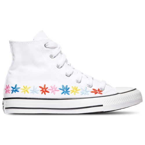 

Boys Converse Converse Chuck Taylor All Star High - Boys' Grade School Basketball Shoe White/Multi Size 06.0