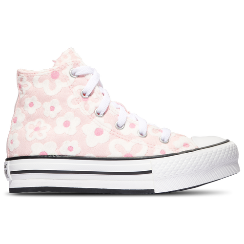 Shop Converse Girls  Chuck Taylor All Star Eva Lift Hi In Pink/white