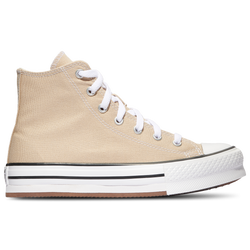 Girls' Grade School - Converse Chuck Taylor All Star EVA Lift Hi - Tan/White