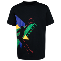 Boys' Grade School - Jordan Jumbo Geo T-Shirt - Black/Black