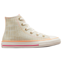 Girls' Preschool - Converse Glazed Chrome Chuck Taylor All Star Hi - Egret/Astral Pink/Peach Beam