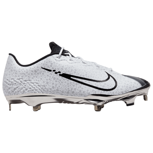 Nike React Vapor Ultrafly Elite 4 - Men's Metal Cleats Shoes - White / Black / Metallic Silver - DA0701-103