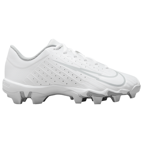 Nike Vapor Ultrafly 4 Keystone - Boys' Grade School Molded Cleats Shoes - White / Light Smoke Grey - DA0702-100