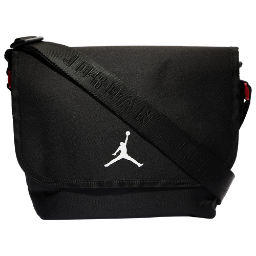 Shop Jordan Messenger Bag In Black/white