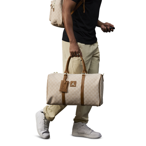 Shop Jordan Mens  Monogram Duffle In Coconut Milk