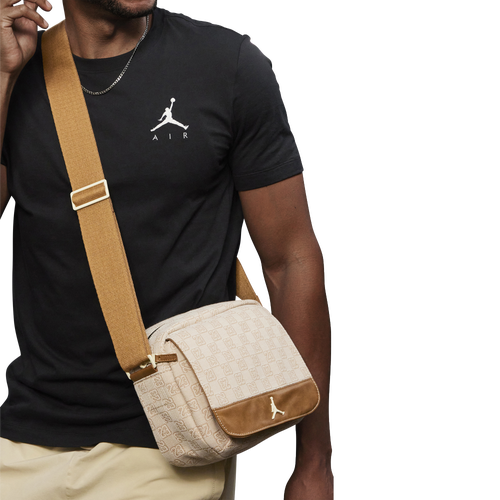 

Jordan Mens Jordan Monogram Mini Messenger - Mens Coconut Milk Size One Size