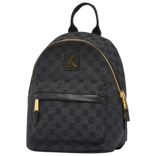 

Jordan Mens Jordan Monogram Mini Backpack - Mens Black/Black Size One Size