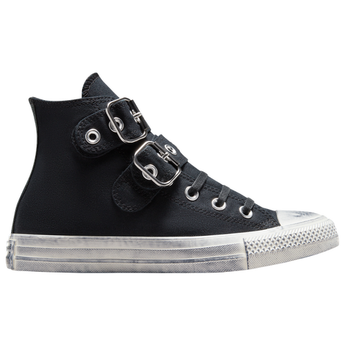 

Converse Womens Converse Chuck Taylor All Star Strap With Buckle Hi - Womens Training Shoes Egret/Black Size 9.5
