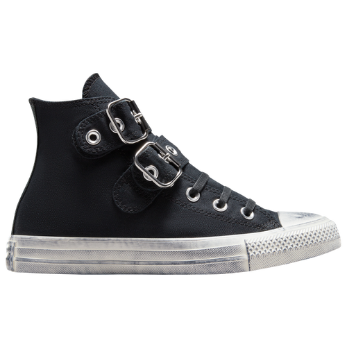 

Converse Womens Converse Chuck Taylor All Star Strap With Buckle Hi - Womens Training Shoes Egret/Black Size 6.0