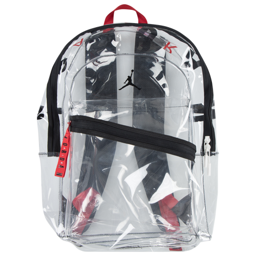 

Jordan Mens Jordan Clear Air Patrol Backpack - Mens Clear Size One Size